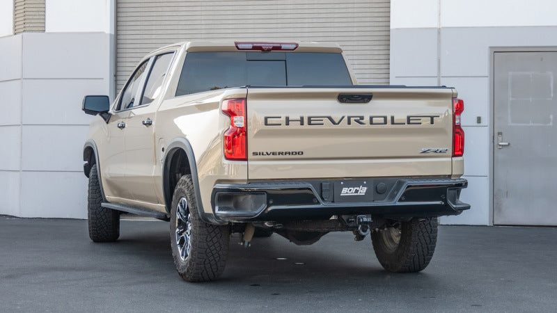 Borla S-Type Cat-Back Exhaust - Chevrolet Silverado 1500, GMC Sierra 1500 2022-2023, view 3