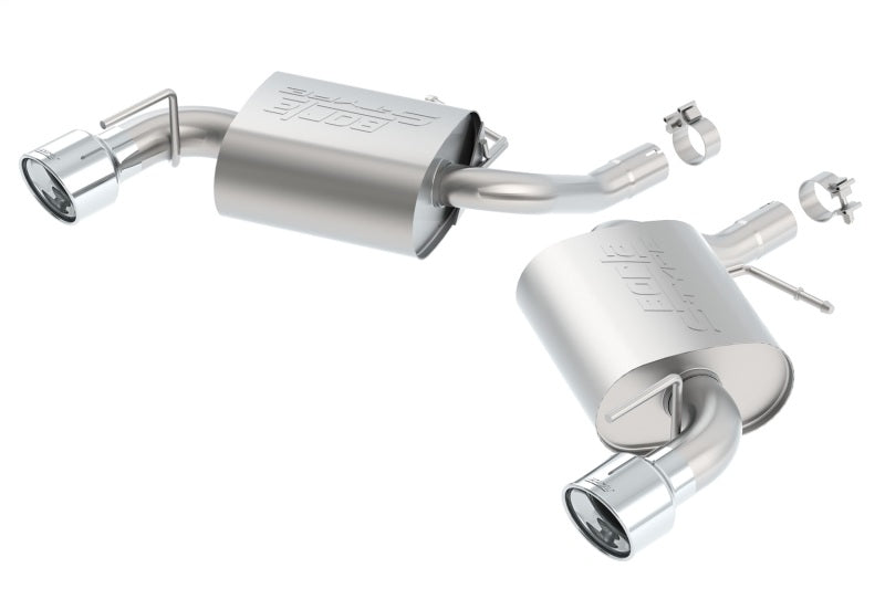 Borla S-Type Rear-Section Exhaust - Chevrolet Camaro 2.0L Turbo 2016-2023 - Polished Tips