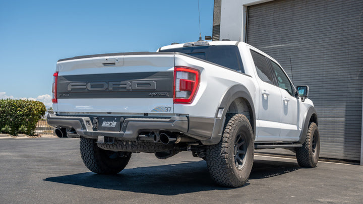 Borla Tailpipe Kit 3in / 4.5in Tip - Ford F-150 Raptor 2021-2023 - Black Chrome, view 3