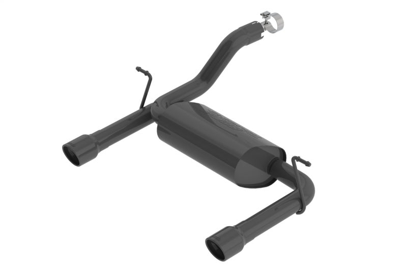 Borla Touring Axle-Back Exhaust - Jeep Wrangler JL 3.6L 2018-2025 - Black Coated 3.5in Tips