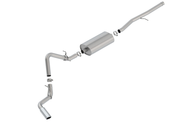 Borla Touring Cat-Back Exhaust - Chevrolet Silverado 1500, GMC Sierra 1500 2019-2025
