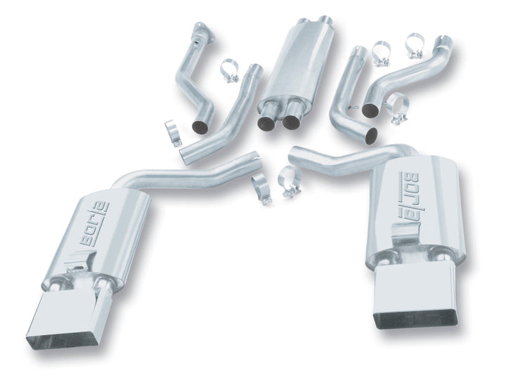 Borla Touring Cat-Back Exhaust - Chevrolet Corvette 1992-1996