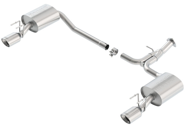 Borla Touring Rear-Section Exhaust - Honda Accord Coupe 3.5L 2013-2017 - Single Split Rear Exit Polished Tips