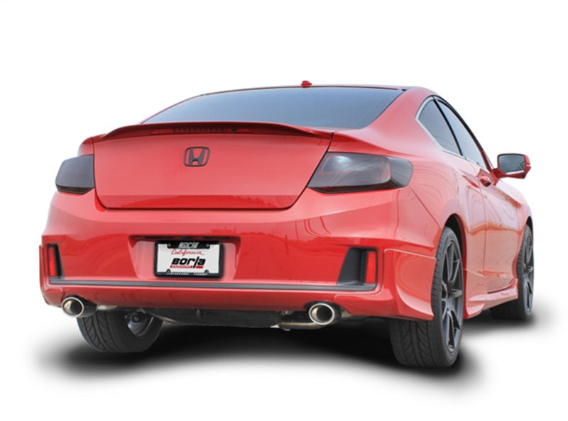 Borla Touring Rear-Section Exhaust - Honda Accord Coupe 3.5L 2013-2017 - Single Split Rear Exit Polished Tips, view 3