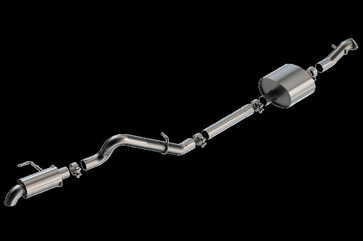 Borla Touring T-304 Stainless Cat-Back Exhaust - Ford Bronco 2.7L 2DR/4DR 2021-2025 - Brushed