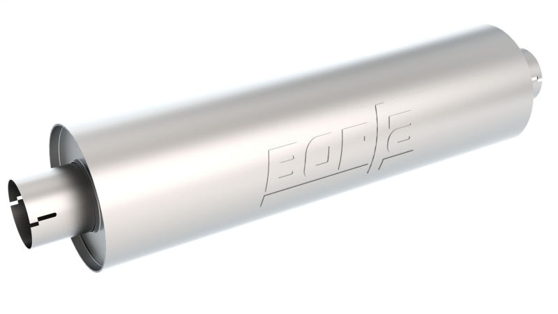 Borla Turbo XL Universal Muffler - 3in Center/Center Round - 6.75in Dia x 24in - Un-Notched, view 2