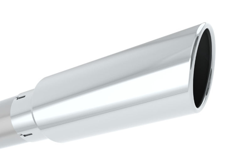 Borla Universal Polished Exhaust Tip - Bright Chrome Stainless, view 2