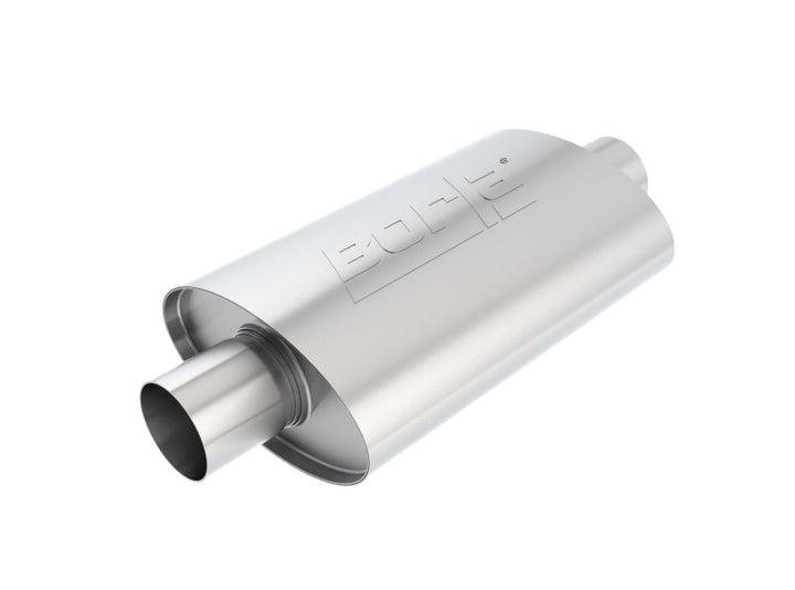 Borla XR-1 Sportsman Racing Muffler - 2.5in Center/Center Oval - 12in Body, view 2