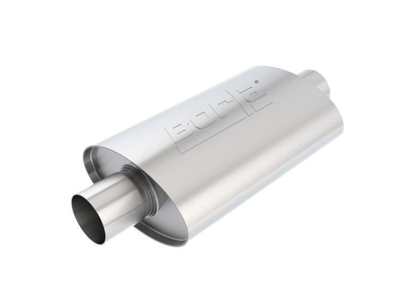 Borla XR-1 Sportsman Racing Muffler - 2.5in Center/Center Oval - 12in Body, view 2