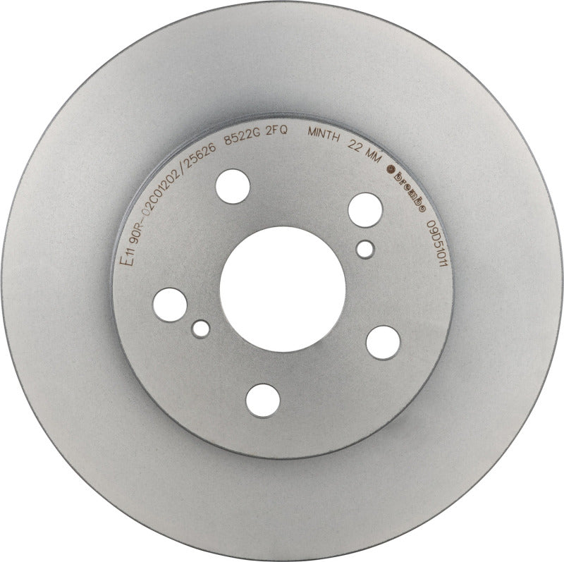 Brembo OE Replacement Rear Brake Rotor - Toyota Corolla & Prius 2016-2022