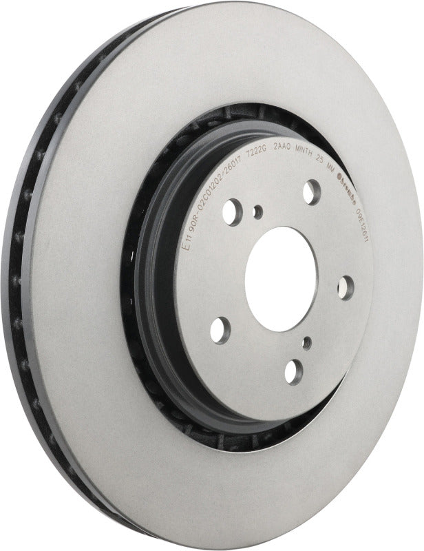 Brembo OE UV-Coated Front Brake Rotor - Lexus NX/RX, Toyota Avalon/Camry/Crown 2016-2025