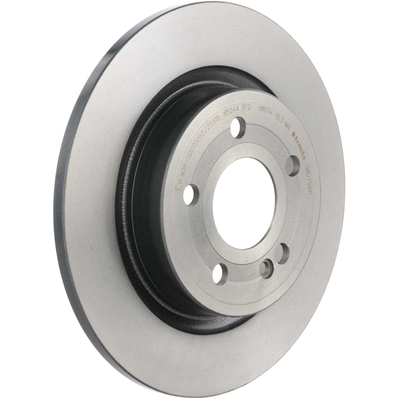 Brembo OE UV-Coated OE Replacement Rear Brake Rotor - Mercedes-Benz A220 / CLA250 2019-2023