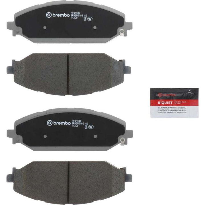 Brembo Premium NAO Ceramic Front Brake Pads - Ram 1500 / Jeep Wagoneer / Grand Wagoneer 2019-2025, view 13