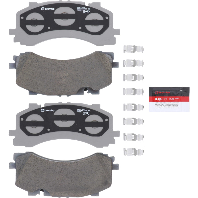 Brembo Premium NAO Ceramic Front Brake Pads - Audi A8 Quattro, S6, S7 & SQ8 2019-2025