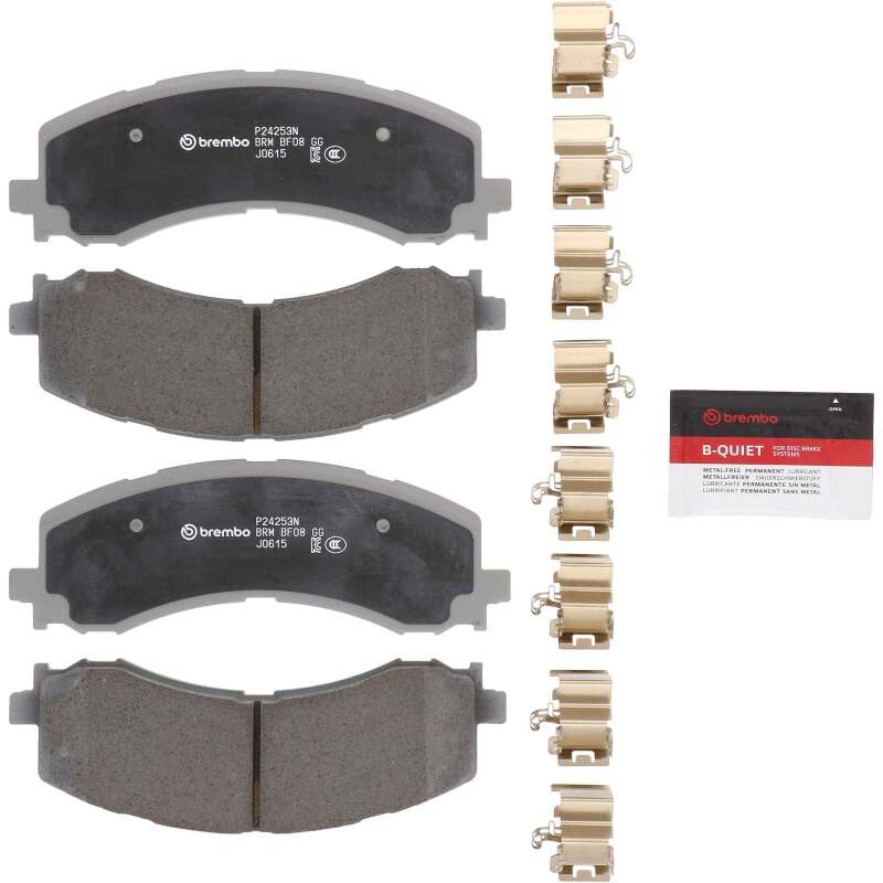 Brembo PRIME Front Brake Pad Set 192x17x68 - Ford F-150 / Bronco / Expedition / Lincoln Navigator 2021-2025 - Ceramic, view 15