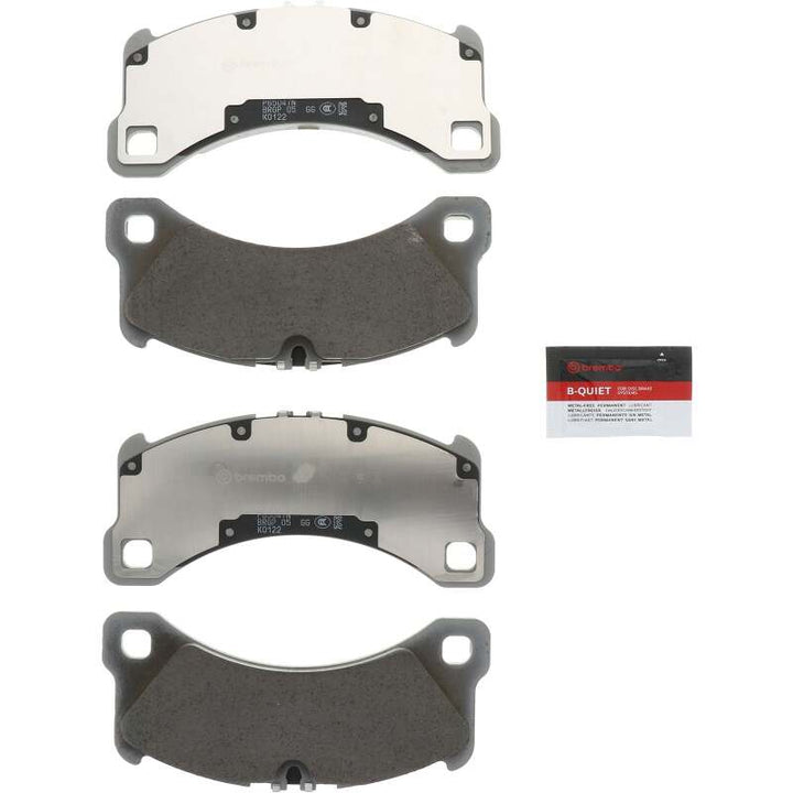 Brembo PRIME Front Brake Pad Set 210x17x94 - Porsche Macan / Panamera 2015-2024 - Ceramic, view 2
