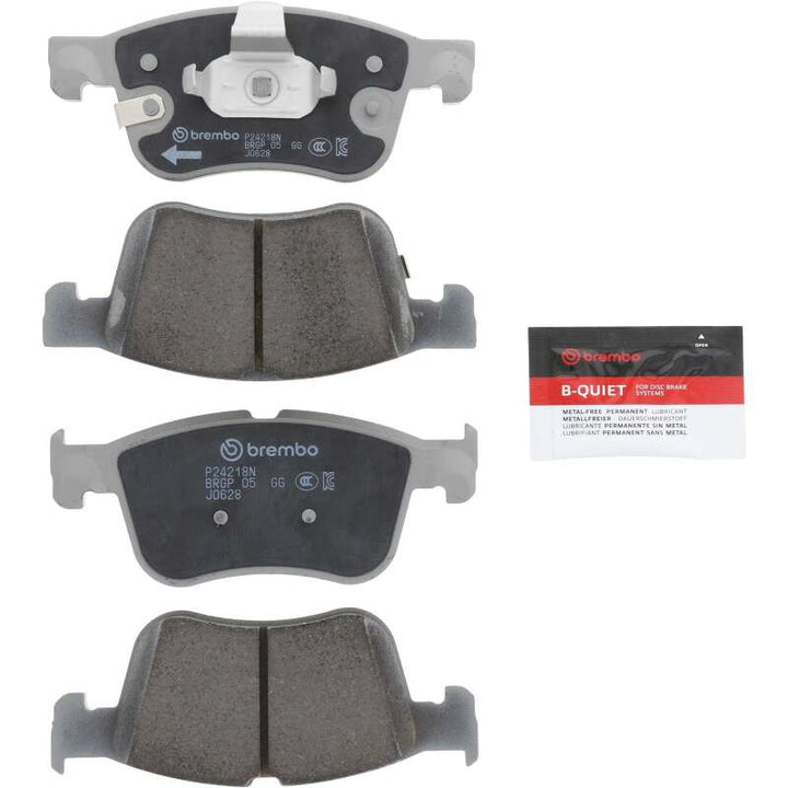 Brembo PRIME Front Brake Pad Set - Ford Escape / Bronco Sport / Maverick / Lincoln Corsair 2020-2025 - Ceramic