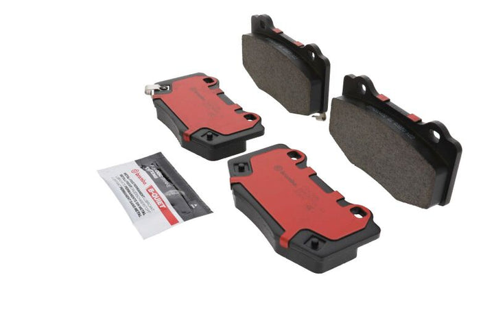 Brembo PRIME Rear Brake Pad Set 110x17x62 - Ford Mustang Shelby GT350 / Mustang Shelby GT350R 2015-2020 - Ceramic, view 13
