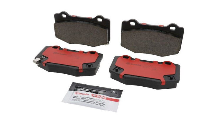 Brembo PRIME Rear Brake Pad Set 110x17x62 - Ford Mustang Shelby GT350 / Mustang Shelby GT350R 2015-2020 - Ceramic, view 15