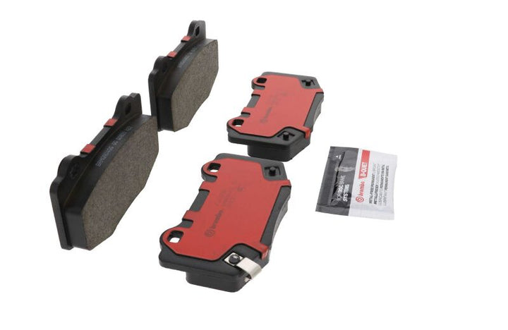 Brembo PRIME Rear Brake Pad Set 110x17x62 - Ford Mustang Shelby GT350 / Mustang Shelby GT350R 2015-2020 - Ceramic, view 17