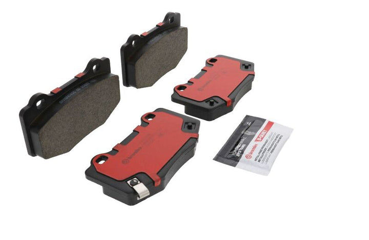 Brembo PRIME Rear Brake Pad Set 110x17x62 - Ford Mustang Shelby GT350 / Mustang Shelby GT350R 2015-2020 - Ceramic, view 20