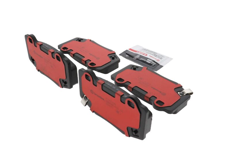 Brembo PRIME Rear Brake Pad Set 110x17x62 - Ford Mustang Shelby GT350 / Mustang Shelby GT350R 2015-2020 - Ceramic, view 24