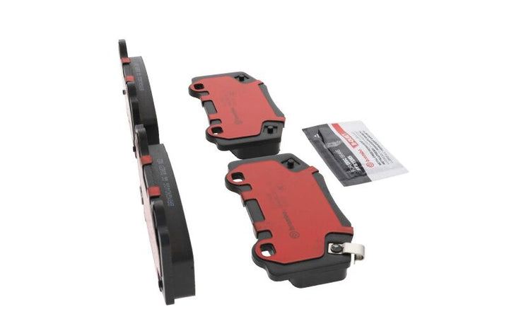 Brembo PRIME Rear Brake Pad Set 110x17x62 - Ford Mustang Shelby GT350 / Mustang Shelby GT350R 2015-2020 - Ceramic, view 25