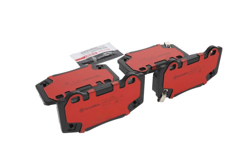 Brembo PRIME Rear Brake Pad Set 110x17x62 - Ford Mustang Shelby GT350 / Mustang Shelby GT350R 2015-2020 - Ceramic, view 3