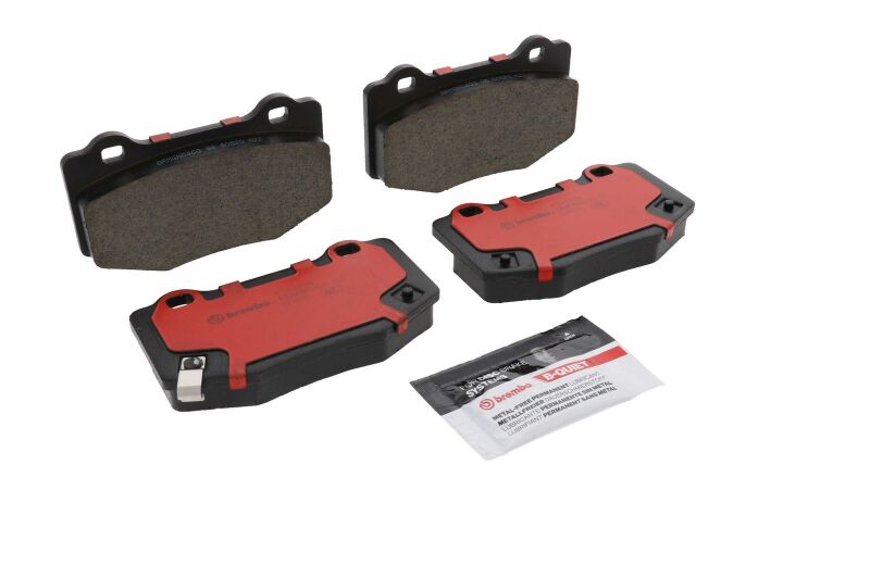 Brembo PRIME Rear Brake Pad Set 110x17x62 - Ford Mustang Shelby GT350 / Mustang Shelby GT350R 2015-2020 - Ceramic, view 6