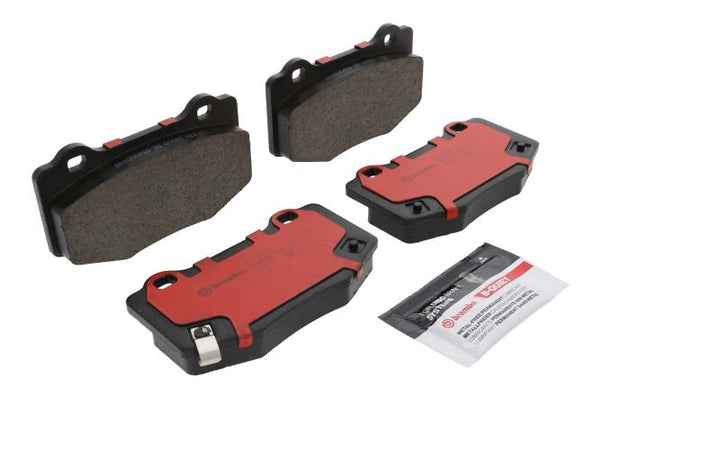 Brembo PRIME Rear Brake Pad Set 110x17x62 - Ford Mustang Shelby GT350 / Mustang Shelby GT350R 2015-2020 - Ceramic, view 7