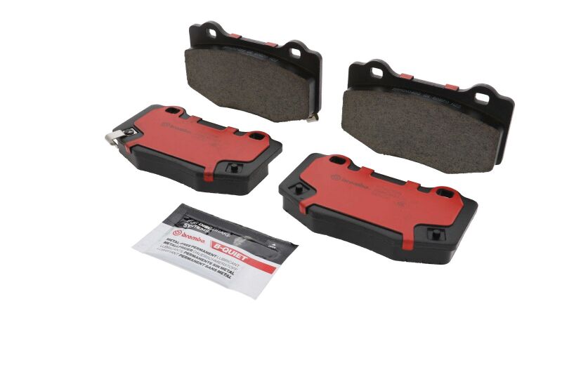 Brembo PRIME Rear Brake Pad Set 110x17x62 - Ford Mustang Shelby GT350 / Mustang Shelby GT350R 2015-2020 - Ceramic, view 8