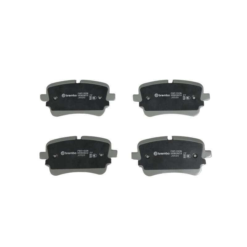 Brembo PRIME Rear Brake Pad Set 129x17x65 - Audi Q7 / Q8 / Q8 e-tron / Q8 e-tron Sportback 2019-2025 - Ceramic, view 2