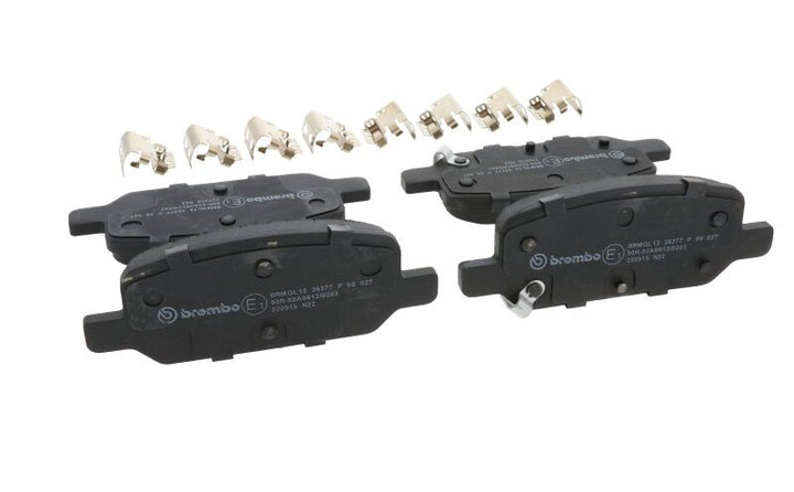Brembo PRIME Rear Brake Pad Set 133x16x49 - Tesla Model 3 / Model Y 2017-2021 - Low-Met, view 10