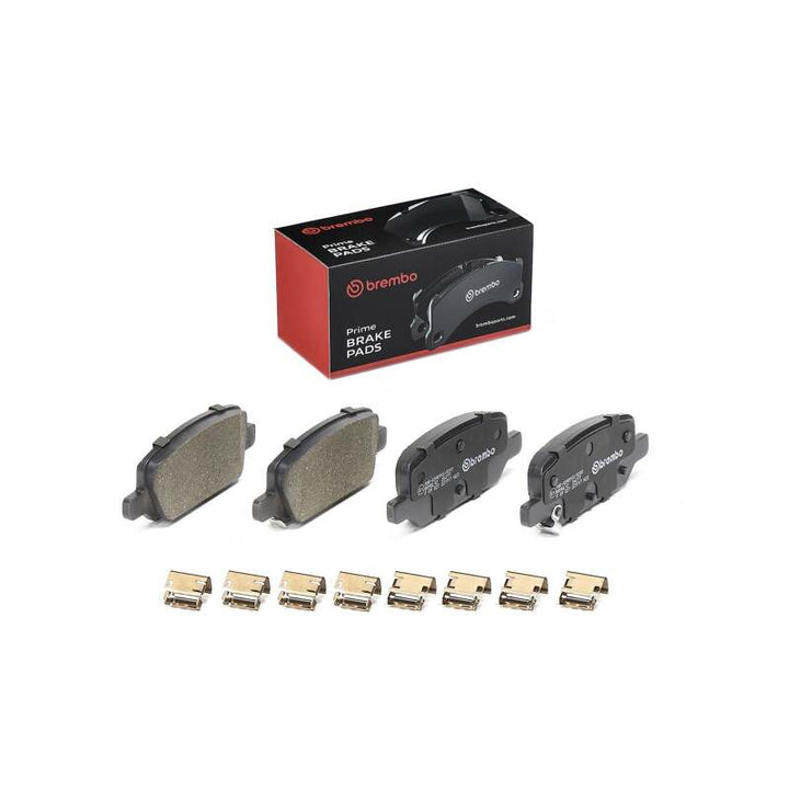 Brembo PRIME Rear Brake Pad Set 133x16x49 - Tesla Model 3 / Model Y 2017-2021 - Low-Met, view 12