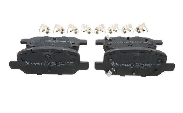 Brembo PRIME Rear Brake Pad Set 133x16x49 - Tesla Model 3 / Model Y 2017-2021 - Low-Met, view 20