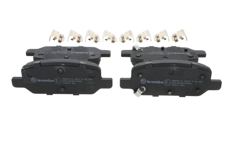 Brembo PRIME Rear Brake Pad Set 133x16x49 - Tesla Model 3 / Model Y 2017-2021 - Low-Met, view 20
