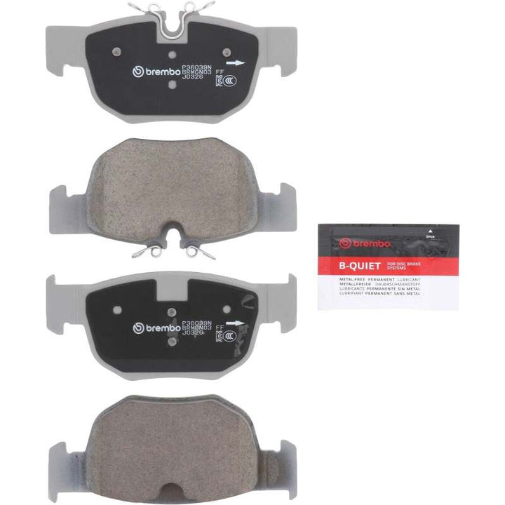 Brembo PRIME Rear Brake Pad Set 140x16x61 - Jaguar F-Pace SVR 2019-2025 - Ceramic, view 2
