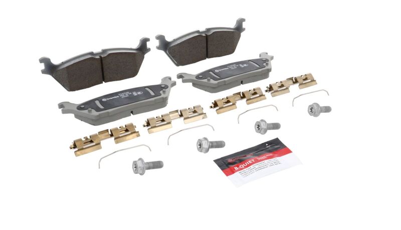 Brembo PRIME Rear Brake Pad Set 149x17x52 - Ford F-150 / Expedition / F-150 Lightning / Bronco / Lincoln Navigator 2021-2025 - Ceramic, view 2