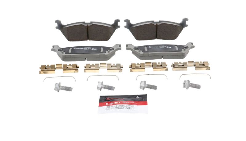Brembo PRIME Rear Brake Pad Set 149x17x52 - Ford F-150 / Expedition / F-150 Lightning / Bronco / Lincoln Navigator 2021-2025 - Ceramic, view 22