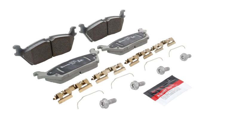 Brembo PRIME Rear Brake Pad Set 149x17x52 - Ford F-150 / Expedition / F-150 Lightning / Bronco / Lincoln Navigator 2021-2025 - Ceramic, view 4