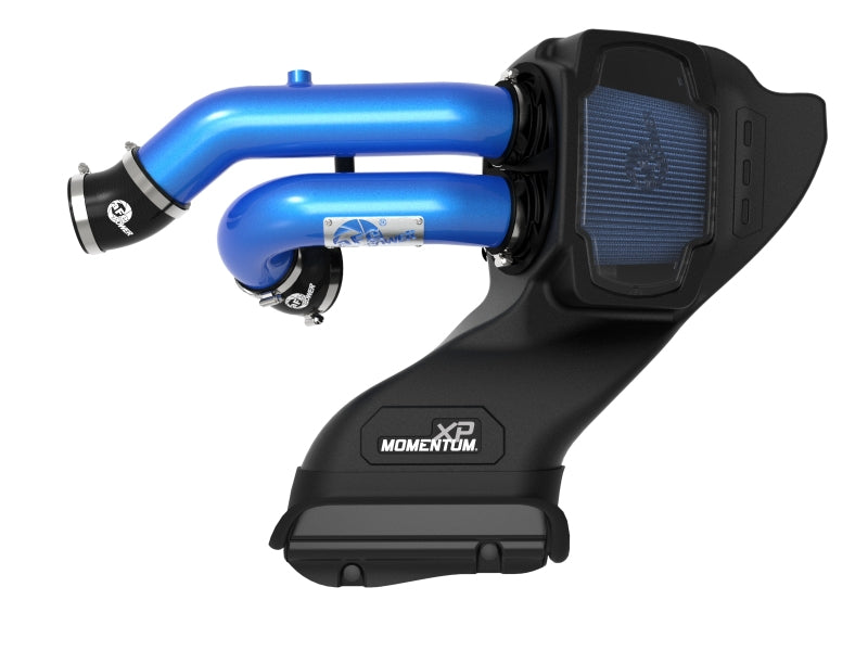 aFe Momentum XP Cold Air Intake System for 21-22 Ford F-150 Raptor V6-3.5L - Blue with Pro 5R Filter