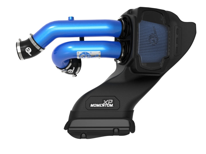 aFe Momentum XP Cold Air Intake System for 21-22 Ford F-150 Raptor V6-3.5L - Blue with Pro 5R Filter