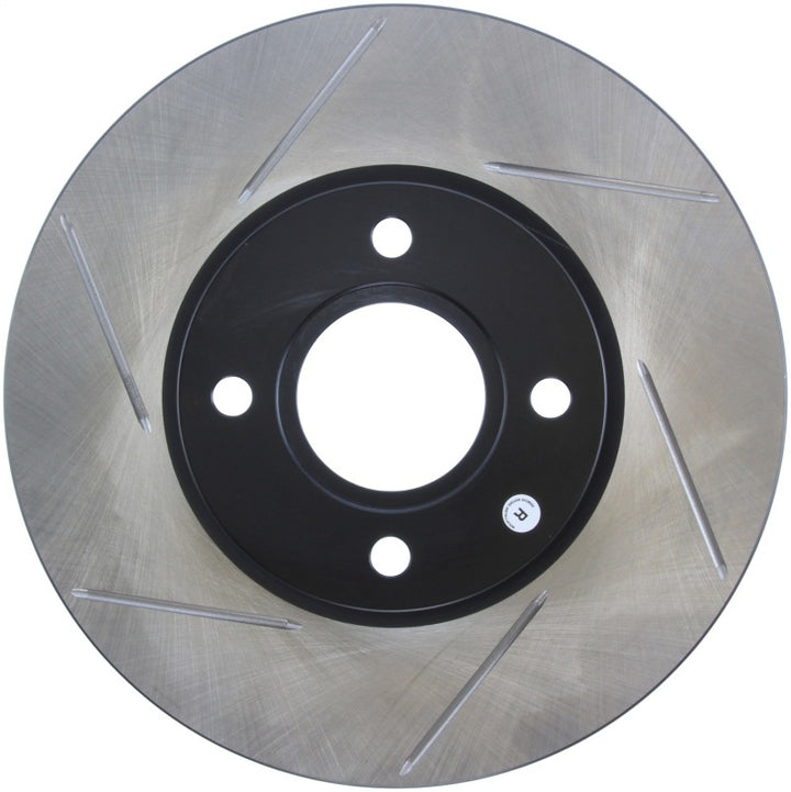 StopTech Right Front Disc Slotted Brake Rotor for 2014-2019 Ford Fiesta - OneFastShop