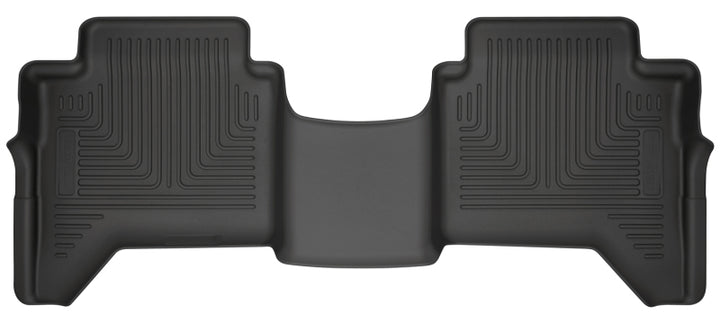 Husky Liners WeatherBeater 2nd Row Black Floor Liners for 2019-2023 Ford Ranger SuperCrew