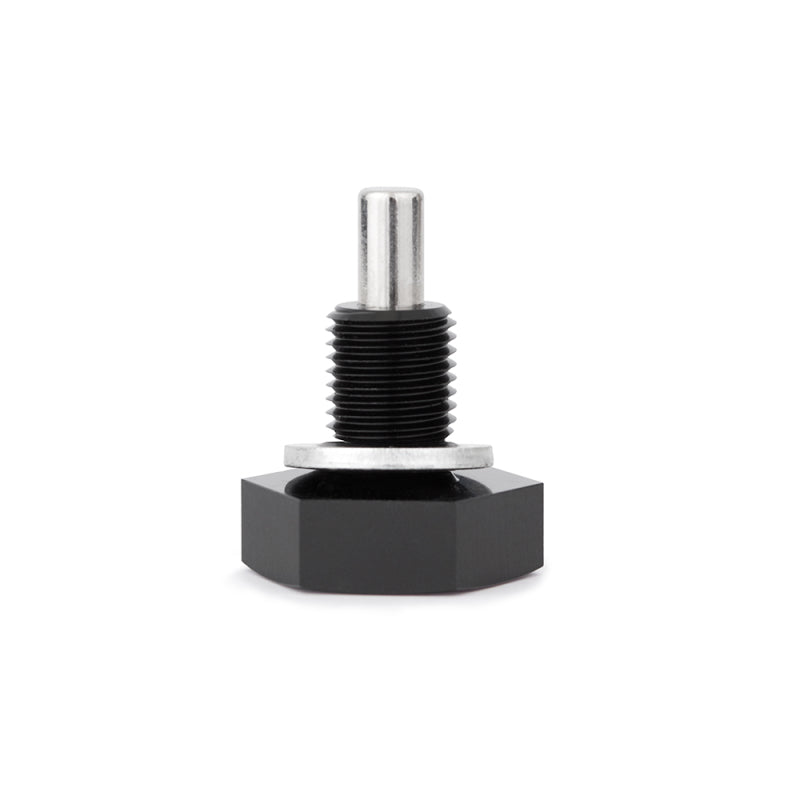 Mishimoto Magnetic Oil Drain Plug with Neodymium Magnet M12x1.75 Black for Ford GM Scion