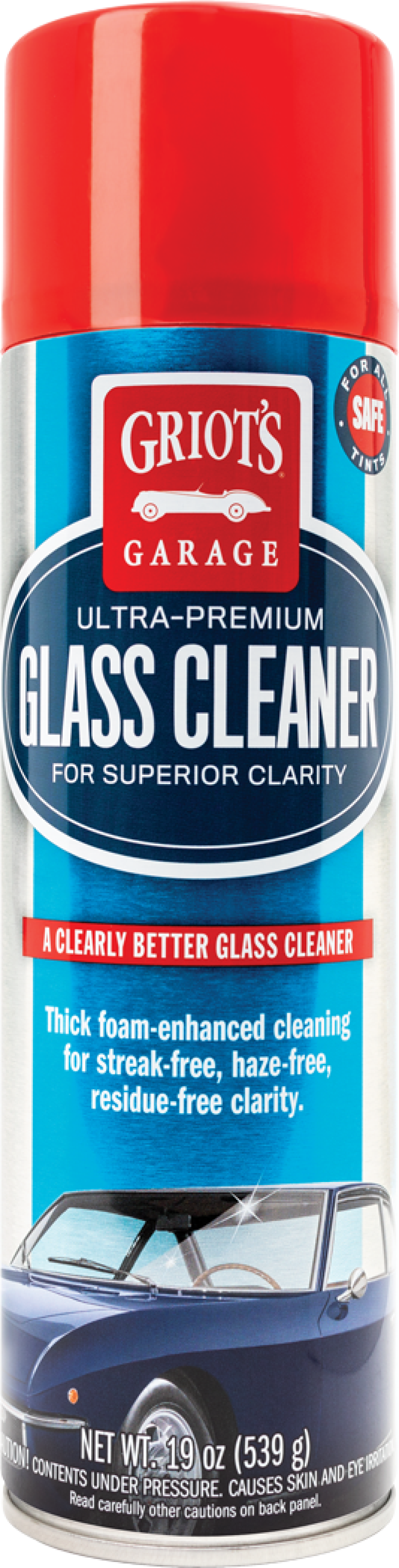 Griots Garage Foaming Glass Cleaner 19oz Aerosol Spray - OneFastShop