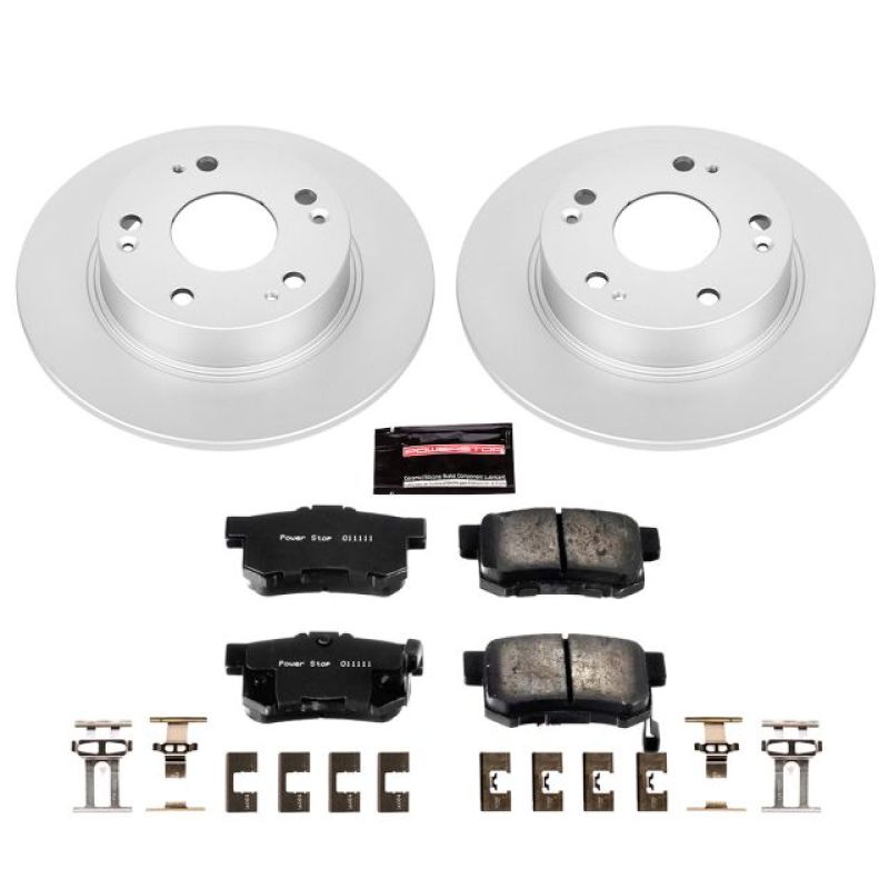 PowerStop Z17 Evolution Rear Coated Brake Kit - Acura TSX / Honda Accord 2003-2008