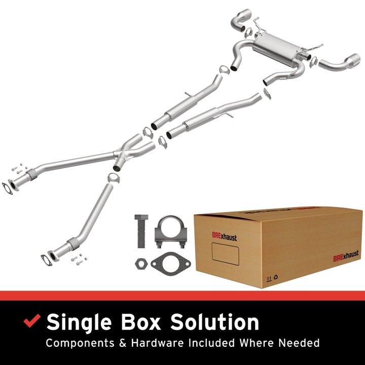 BRExhaust 2009–2020 Nissan 370Z 3.7L Exhaust Kit