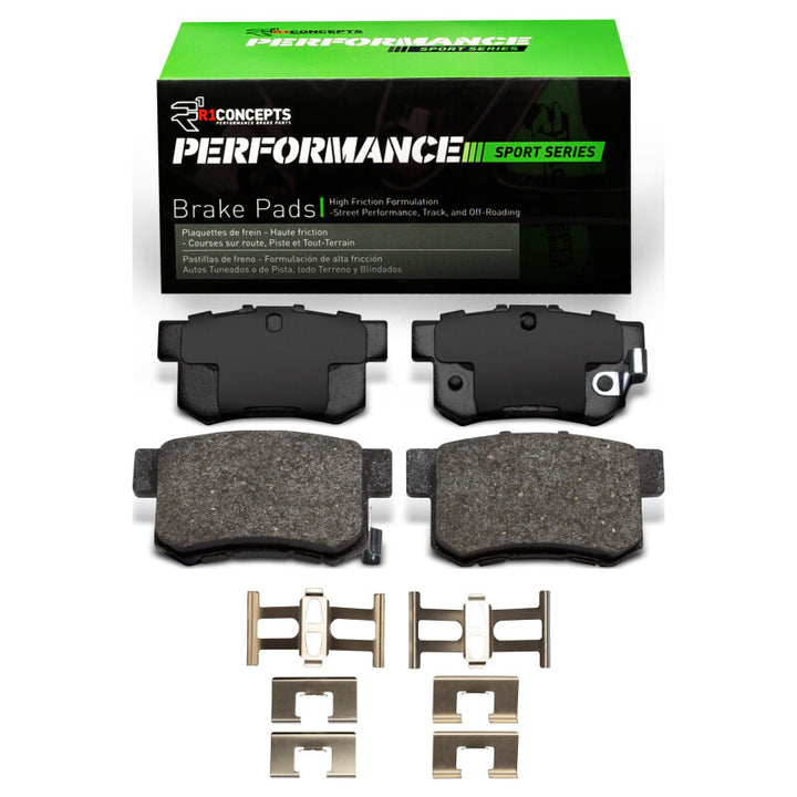 R1 00-13 Honda S2000 Rear Performance Sport Pads And Hardware Kit
