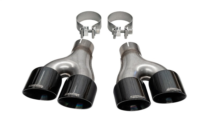 Corsa Pro-Series Black PVD Tip Kit for Jeep Grand Cherokee Twin 2.5in/4in